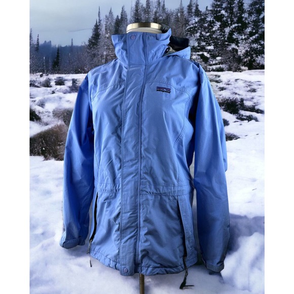 Patagonia Jackets & Blazers - Patagonia Liquid Sky GoreTex Purple Blue Jacket Coat Women's Size Large HW9401